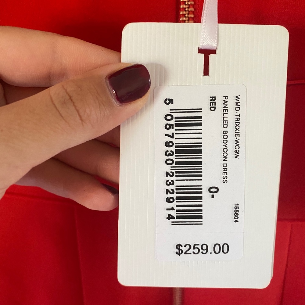 Ted Backer red dress. Brand new with tag - Picture 3 of 4